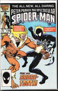 The Spectacular Spider-Man #116 (1986) Spider-Man [Key Issue]