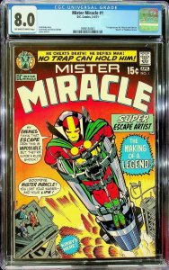 Mister Miracle #1 (1971) - CGC 8.0 - Cert #3996530003