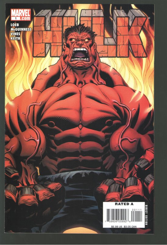 HULK 1 (2008);NM 9.2 or better; 1st APPEARANCE RED HULK.!!! DEATH ABOMINATION