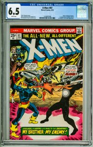 The X-Men #97 (1976) CGC 6.5! small cracks bottom of slab