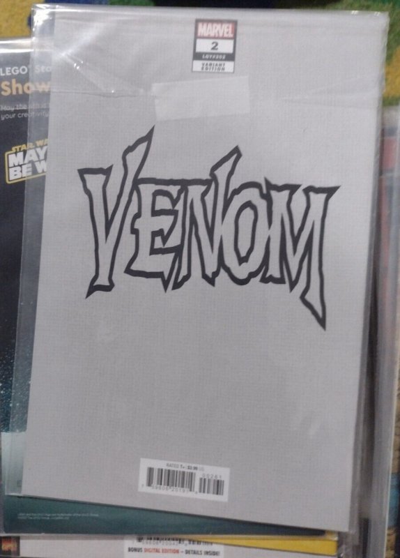 VENOM # 2 2022  marvel DISNEY HITCH VARIANT LEGACY 202 KEY 1ST ARTHUR LYLE