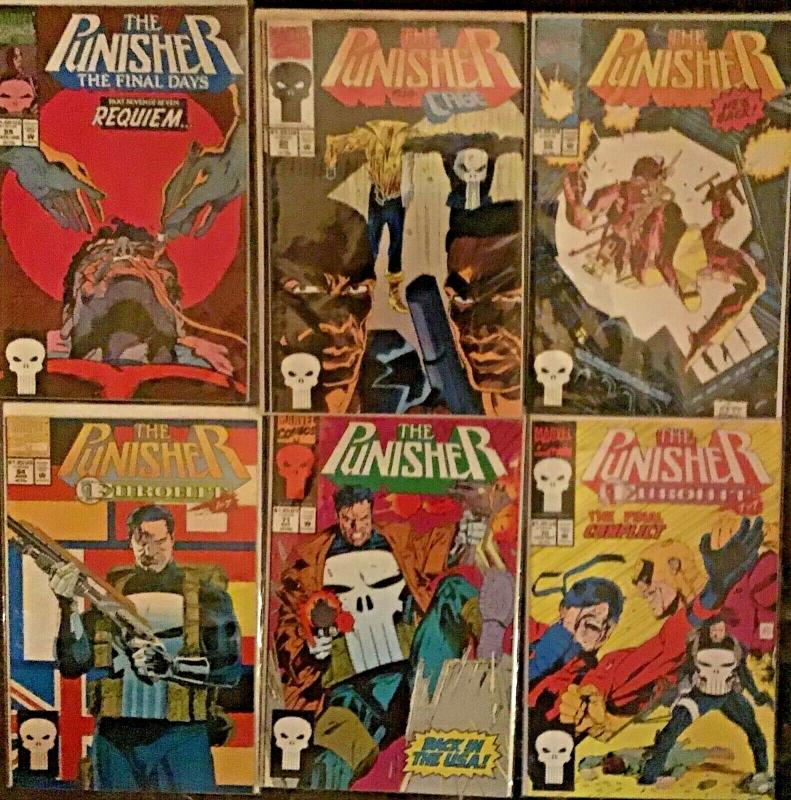 PUNISHER VOL.1 (MARVEL)#59,60,62,64,70,71 6 BOOK LOT ALL UNREAD NM CONDITION