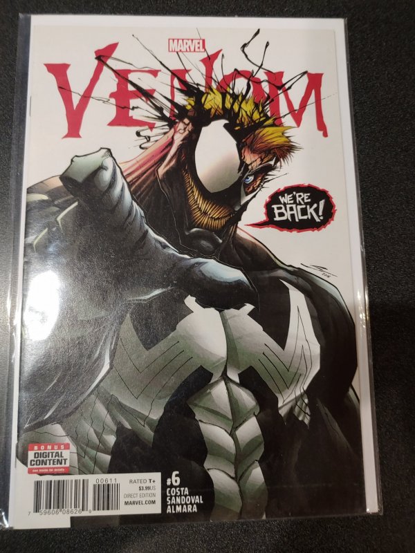 Venom #6 2017 by Marvel Comics - Eddie is Back!