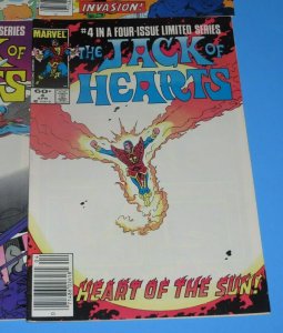 The Jack of Hearts Mini Series #1,2,3,4 VF+ Marvel Bronze Age Comic Superhero