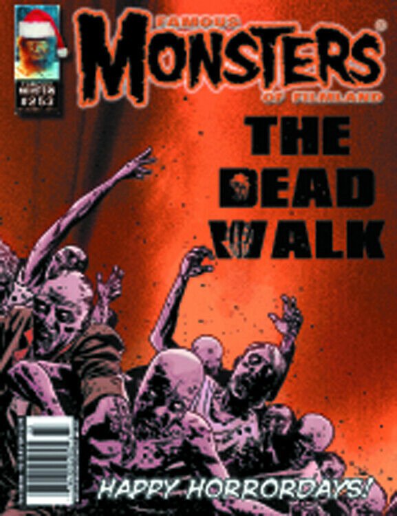 Famous Monsters of Filmland #253 SET OF FOUR COVERS:WALKING DEAD,STOUT,COVER C.