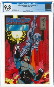 RoboCop vs Terminator #1 (Dark Horse, 1992) CGC 9.8, Low Census, Frank Miller  