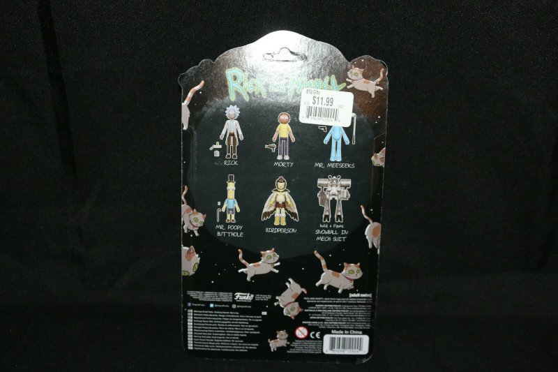 Rick and Morty Fully Poseable Action Figure - 4 Eyes MISPRINT (C-8 / C-9) 2017