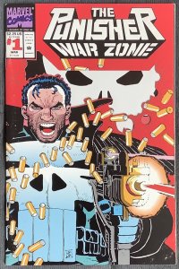 The Punisher: War Zone #1 (1992, Marvel) Die-Cut Cover. NM