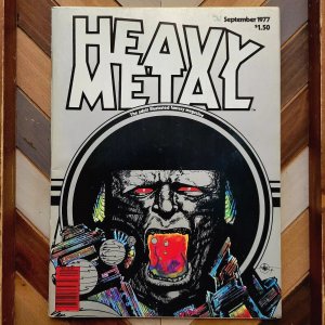 HEAVY METAL VOL. 1 #6 VF- (HM 1977) Sharp! DRUILLET Cover! MOEBIUS, Corben Art