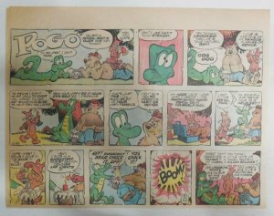 Pogo Sunday Page by Walt Kelly from 6/23/1957  Half Full Size: 11 x 15 inches 