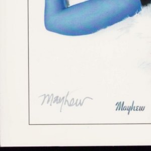 Mystique #9 Cover by Mike Mayhew (2003) 8.5 x 11 print signed