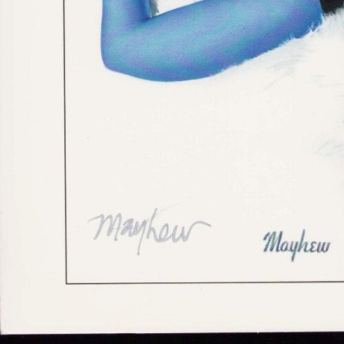 Mystique #9 Cover by Mike Mayhew (2003) 8.5 x 11 print signed