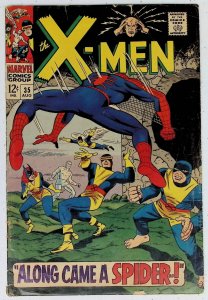The X-Men #35 (1967) GD large tear across bc