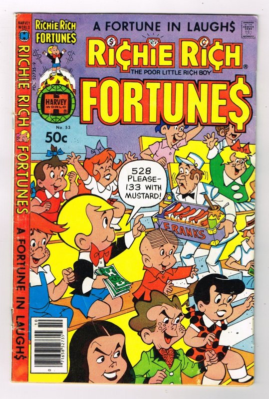 Richie Rich Fortunes #53 (1980)  Harvey Comic 50Cent Comic