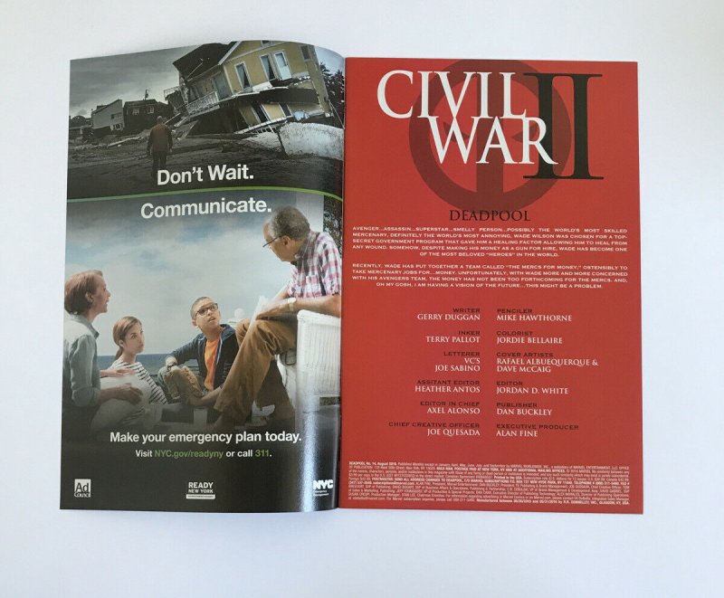 Deadpool Civil War II #14