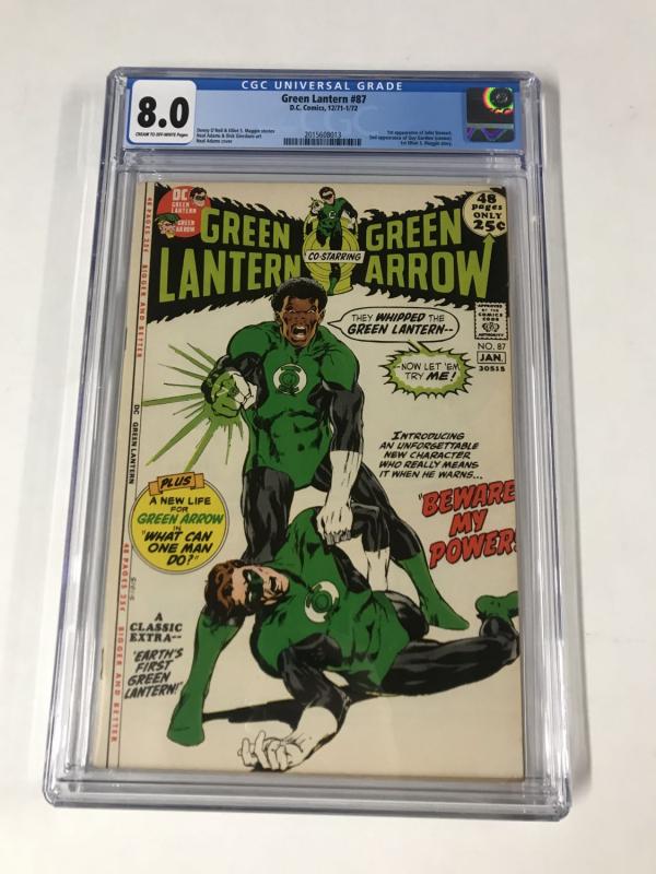 Green lantern (1960s Series) #87 CGC 8.0