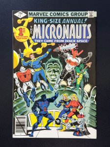 Micronauts Annual #1 (1979) NM (Direct) Steve Ditko 1st App of Hornetdroid