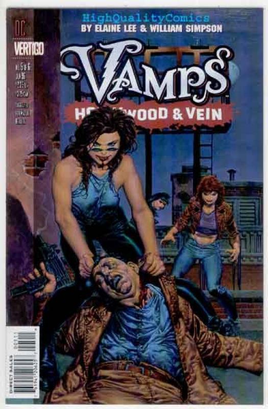 Vampires, VAMPS : HOLLYWOOD & VEIN #1 2 3 4 5 6, NM+, Fangs, Blood, Vertigo, 1-6