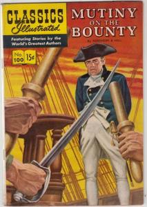 Classics Illustrated #100 Vol 1  On the Bounty  strict  FN/VF+ 7.5 High-Grade