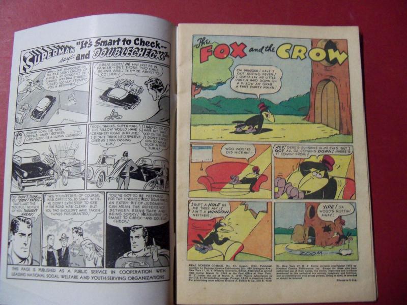 REAL SCREEN COMICS #53 VERY GOOD (4.0) DC COMICS 1952