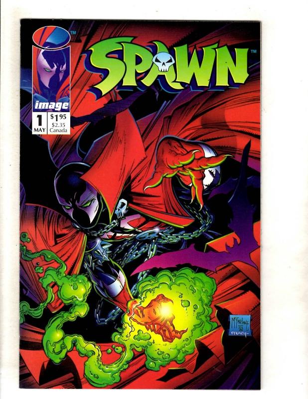 Spawn # 1 NM Image Comic Book 1st Print Todd McFarlane Clown Angela J325