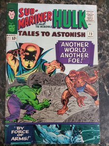 Tales to Astonish #73 Sub Mariner and Incredible Hulk (Marvel, 1965) FN+ 