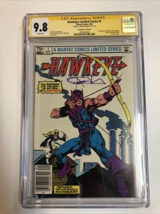 Hawkeye (1983) # 1 (CGC 9.8 SS) CPV Canadian | Census=1 | Signed Jeremy Renner