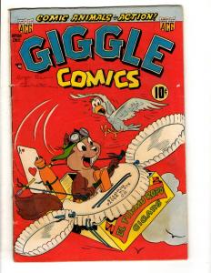 Giggle Comics # 86 VG/FN ACG Comic Book Funny Animal Mouse Bird Cigar Cover JL8