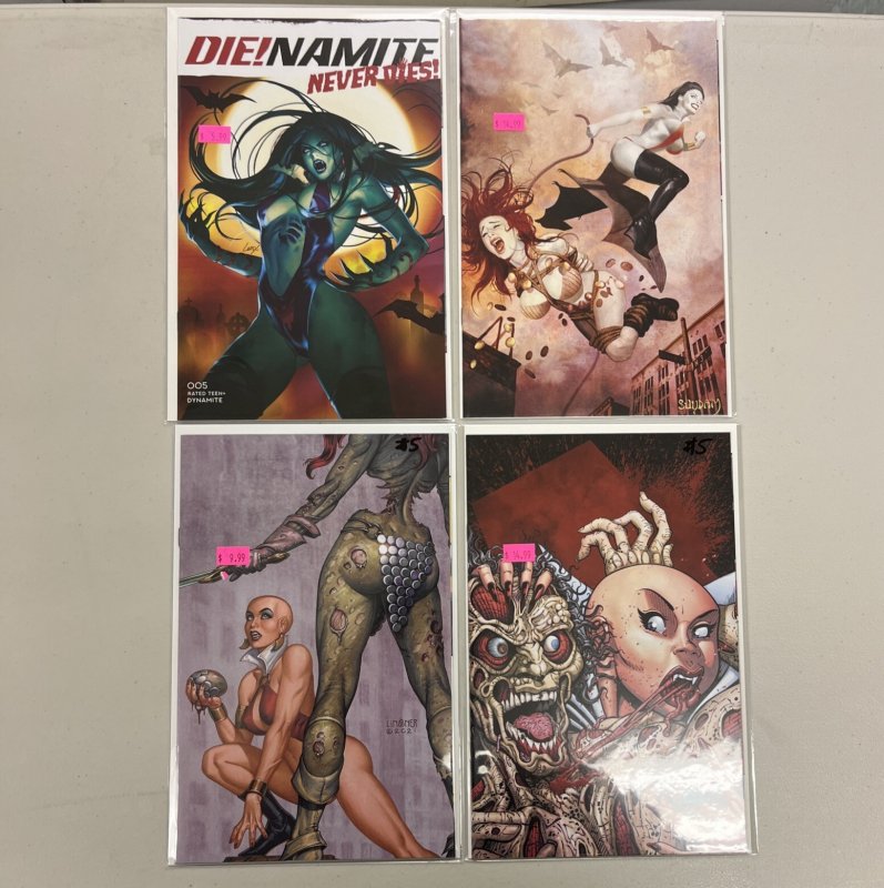 Die!Namite (2020) #2-3-4-5 + Die!Namite Never Dies #1-2 + Variants Set (VF/NM)