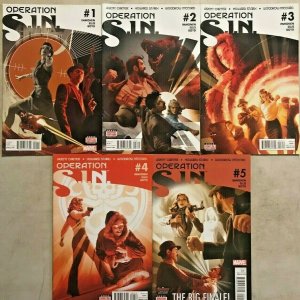 OPERATION SIN#1-5 VF/NM LOT 2014 MARVEL COMICS 