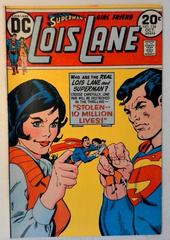 Superman's Girlfriend Lois Lane #134 DC 1973 VF- Bronze Age Comic Book 1st Print