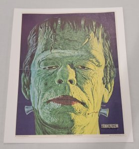 VINTAGE 1974 APC Frankenstein Blacklight Poster