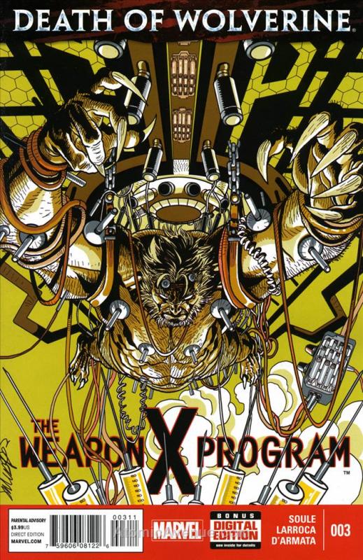 Death of Wolverine: The Weapon X Program #3 FN ; Marvel | Charles Soule