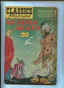 CLASSICS ILLUSTRATED #8 (8.0) ARABIAN NIGHTS HRN51