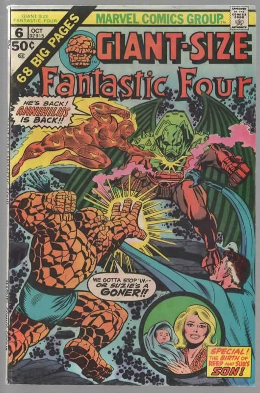 FANTASTIC FOUR GS   6 FN Oct. 1975