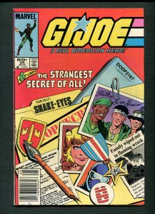 G.I. Joe #26 /   4.0 VG  / Newsstand / Snake-Eyes Origin /  August 1984