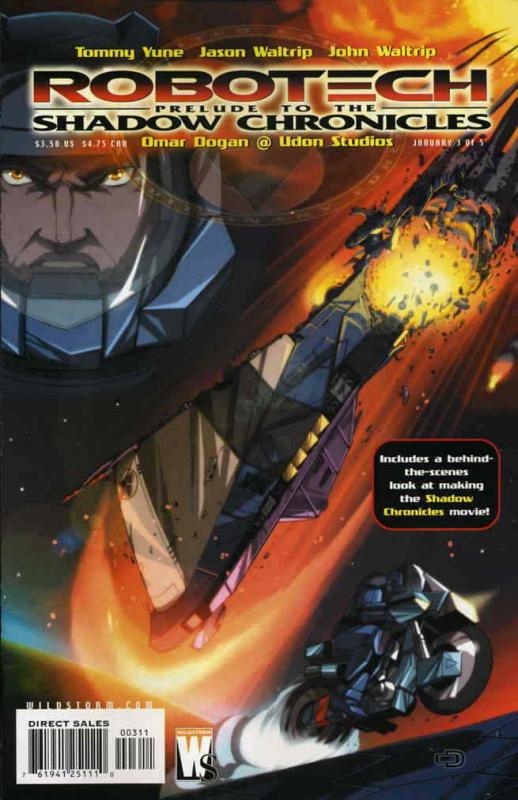 Robotech: Prelude to the Shadow Chronicles #3 VF/NM; WildStorm | save on shippin