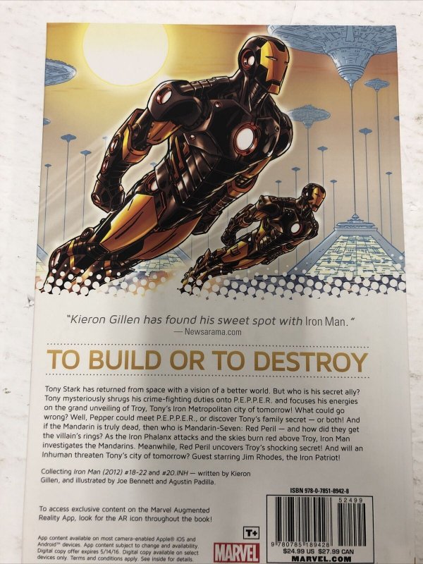 Iron Man Iron Metropolitan (2014) Marvel HC Gillen