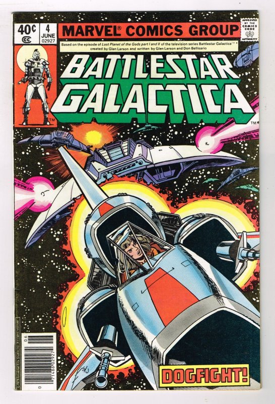 Battlestar Galactica #4  (1979) Marvel Comics NEWSSTAND Copy