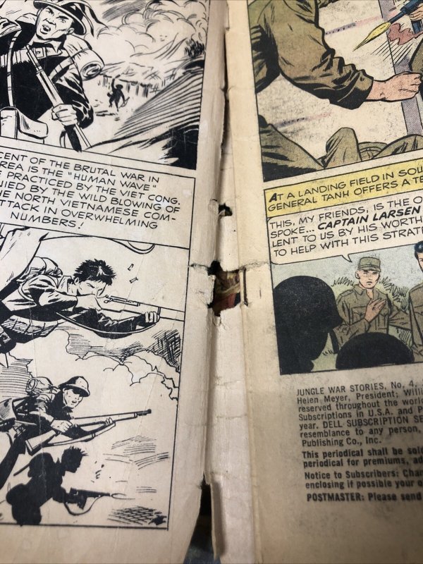 Jungle War Stories Set Issues # 2,4 (1963) Silver Age • Dell Comics • Choppers