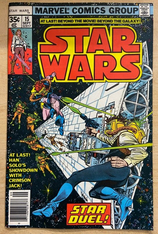 STAR WARS #15 (Marvel,9/1978) VG+ (VERY GOOD PLUS) Han Solo vs. Crimson Jack