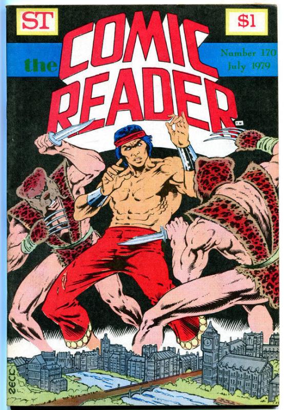 COMIC READER #170, VF, Master of Kung Ku, Hulk, Fanzine, 1979, more in store
