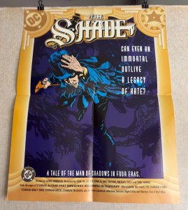 1997 THE SHADE 17x22 PROMO Poster FVF 7.0 James Robinson & Gene Ha DC Comics