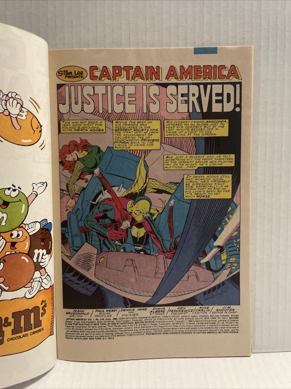 Captain America #318