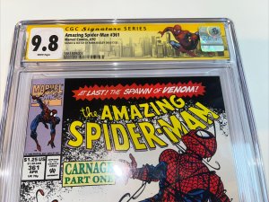 Amazing Spider-Man (1992) #361  (CGC 9.8 WP)  1st App Carnage • Sketch Bagley