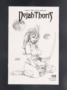 Dejah Thoris #8 Cover G (2020) B & W Cover Art by Joseph Michael Linsner