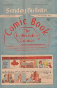 Sunday Bulletin Collectable Comics #36 VG ; Bulletin Co | low grade comic Spider