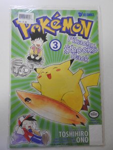 Pokemon: Pikachu Shocks Back #3 (1999) Poly sealed bag sticker on bag