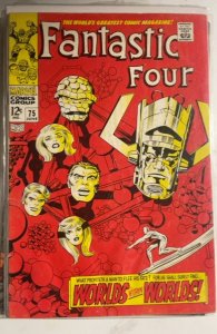 Fantastic Four #75 (1968) VG+ Centerfold bottom staple loose