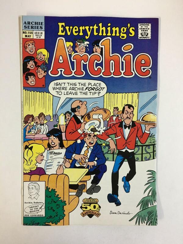 EVERYTHINGS ARCHIE (1969-1991)155 VF-NM May 1991 COMICS BOOK